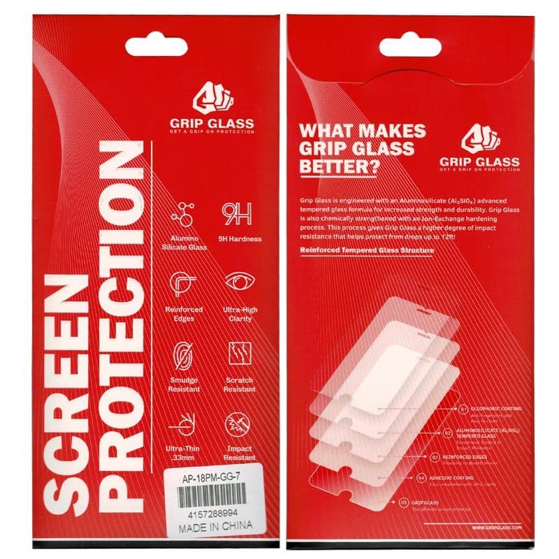 Grip Glass - Tempered Glass Screen Protector for iPhone 18 Pro Max (Matte) - Injured Gadgets