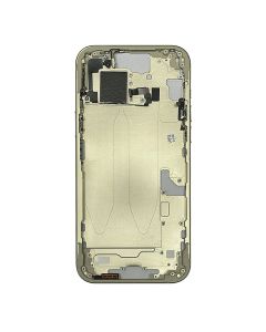 Mid Frame w/ Power Flex / Volume Flex for iPhone 15 Plus (Yellow)