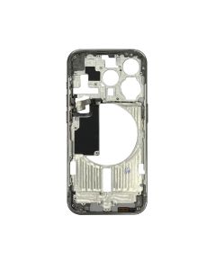 Mid Frame w/ Power Flex / Volume Flex for iPhone 15 Pro (US Version) (Natural Titanium)