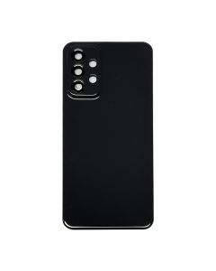 Back Cover w/ Adhesive / Camera Lens for Samsung Galaxy A23 (A235 / 2022) (No Logo) (Black)