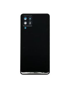 Back Cover w/ Adhesive / Camera Lens for Samsung Galaxy A22 4G (A225 / 2021) (No Logo) (Black)