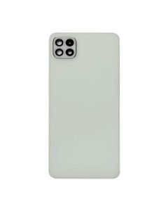 Back Cover w/ Adhesive / Camera Lens for Samsung Galaxy A22 5G (A226 / 2021) (No Logo) (White)