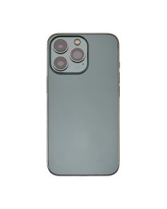 Back Housing w/ small parts for iPhone 13 Pro Max (No Logo) (US version) (Alpine Green)