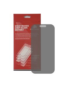 Grip Glass - Privacy Tempered Glass Screen Protector for iPhone 16 Pro