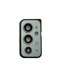 Rear Camera Lens w/ Cover Bezel Ring for OnePlus 9RT (Nano Silver)