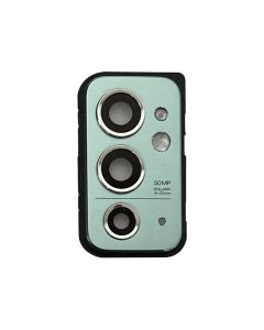 Rear Camera Lens w/ Cover Bezel Ring for OnePlus 9RT (Blue)