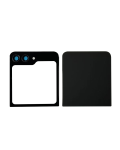 Back Cover w/ Adhesive / Camera Lens for Samsung Galaxy Z Flip 5G (1st Gen) (F731) (Gray)