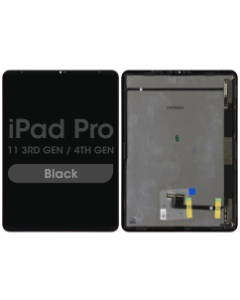 FX5 Fused - Glass and Digitizer Complete LCD Assembly for iPad Pro 11 3rd Gen (2021) / 4th Gen (2022) (Black)