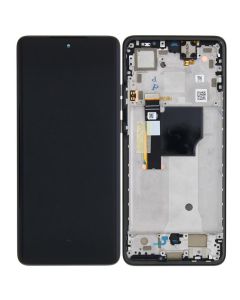 Genuine - OLED Screen and Digitizer Assembly for Motorola Moto Edge 40 Neo (XT2307-1 / 2023) (Black)