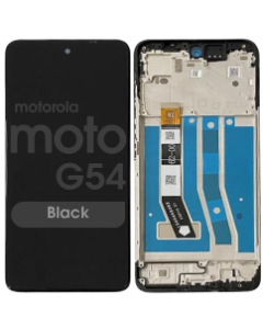 Genuine - LCD Screen and Digitizer Assembly for Motorola Moto G54 (XT2343 / 2023) (Black)