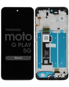 Genuine - LCD Screen and Digitizer Assembly w/ Frame for Motorola Moto G Play 5G (XT2413 / 2024) (Black)