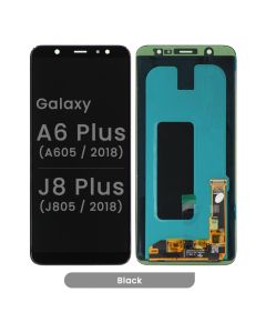 LCD Screen and Digitizer Assembly for Samsung Galaxy A6 Plus (A605) (No Frame) (Black)