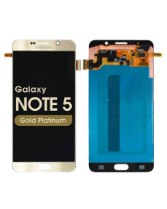 Refurbished - OLED Screen and Digitizer Assembly for Samsung Galaxy Note 5 (N920) (No Frame) (Gold Platinum)