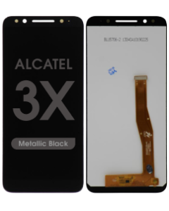 Refurbished - LCD Screen and Digitizer Assembly for Alcatel 3x (5058 / 2018) (No Frame) (Metallic Black)