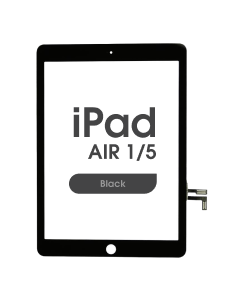 Premium - Glass and Digitizer Touch Panel for iPad Air 1 / iPad 5 (Black)