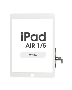 Premium - Glass and Digitizer Touch Panel for iPad Air 1 / iPad 5 (White)