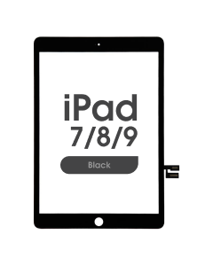 Aftermarket - Glass and Digitizer Touch Panel for iPad 7 / iPad 8 / iPad 9 (Black) (10.2)