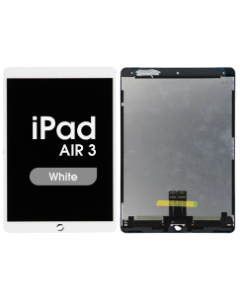 FX5 Fused - Glass and Digitizer Complete LCD Assembly for iPad Air 3 (White)