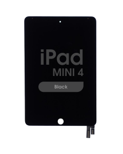 FX5 Fused - Glass and Digitizer Full LCD Assembly for iPad Mini 4 (Sleep / Wake Flex Pre-Soldered) (Black)