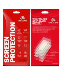 Grip Glass - Tempered Glass Screen Protector for iPhone 13 / 13 Pro / 14 / 16e - Injured Gadgets