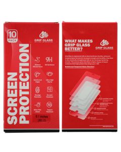 (10 Pack) Grip Glass - Tempered Glass Screen Protector for iPhone XR / 11 (Clear)