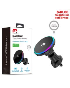 MyBat Pro - Magnetic Wireless Car Charger (Black) - Injured Gadgets