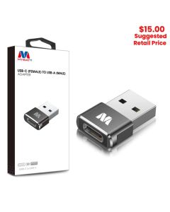 MyBat - USB-C Female to USB-A Male Adapter(Black)