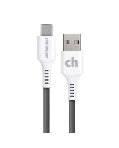 cellhelmet - USB-C to USB-A Charge / Sync Cable (3ft Round)