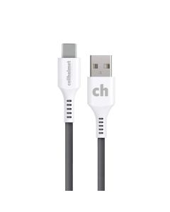 cellhelmet - USB-C to USB-A Charge / Sync Cable (6ft Round)