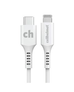 cellhelmet - Lightning Charge Cable USB-C for Apple (10ft Round)