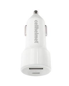 cellhelmet - PD Dual Port Car Charger (20W USB-C / 12W USB-A)