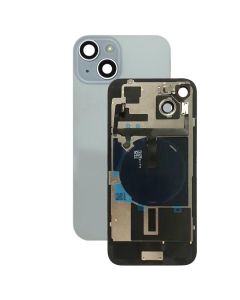 OEM Pull - Back Glass w/ Small Parts for iPhone 15 (US Version) (Grade A) (Blue)