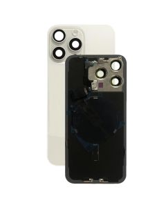 OEM Pull-Back Housing for iPhone 15 Pro (US Version) (Grade B Plus) (White Titanium) - Injured Gadgets