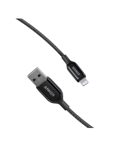 Anker Powerline + II USB-A to Lightning Connector (6 Ft) (Black)