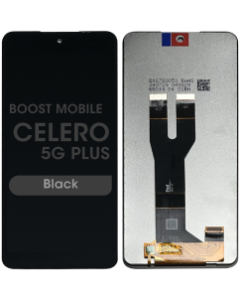 Refurbished - LCD Screen and Digitizer Assembly w/ Frame for Boost Mobile Celero 3 5G (Black)