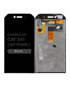 Refurbished - LCD Screen and Digitizer Assembly for Caterpillar Cat S41 (No Frame) (Black)