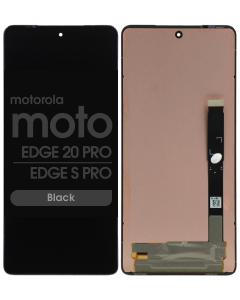 Refurbished - OLED Screen and Digitizer Assembly for Motorola Moto Edge 20 Pro (XT2153-1 / XT2143-1 / 2021) / Edge S Pro (XT2153-1) (No Frame) (Black)