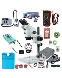 Entry Level Microsoldering Kit w/ Trinocular Simul-Focal Head