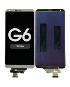 LCD Screen and Digitizer Assembly for LG G6 (No Frame) (White)