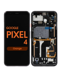 OLED Screen and Digitizer Assembly w/ Frame for Google Pixel 4 (Orange)