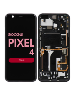 OLED Screen and Digitizer Assembly w/ Frame for Google Pixel 4 (Pink)