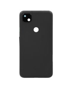 Back Door Battery Cover w/ Camera Lens for Google Pixel 4a (Black)