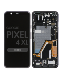 OLED Screen and Digitizer Assembly w/ Frame for Google Pixel 4 XL (Black)