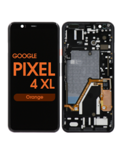 OLED Screen and Digitizer Assembly w/ Frame for Google Pixel 4 XL (Orange)