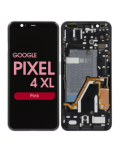 OLED Screen and Digitizer Assembly w/ Frame for Google Pixel 4 XL (Pink)