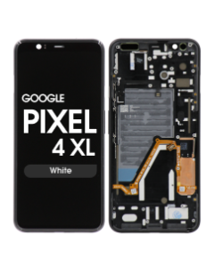 OLED Screen and Digitizer Assembly w/ Frame for Google Pixel 4 XL (White)