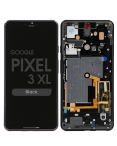OLED Screen and Digitizer Assembly w/ Frame for Google Pixel 3 XL (Black)