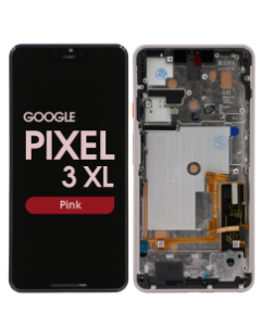 OLED Screen and Digitizer Assembly w/ Frame for Google Pixel 3 XL (Pink)