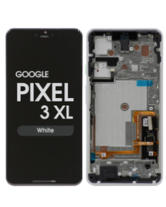 OLED Screen and Digitizer Assembly w/ Frame for Google Pixel 3 XL (White)