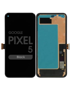 Premium - OLED Screen and Digitizer Assembly w/ Frame for Google Pixel 5 (Black)